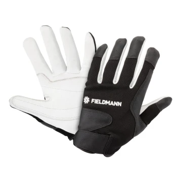 Fieldmann - Работни ръкавици черни/бели