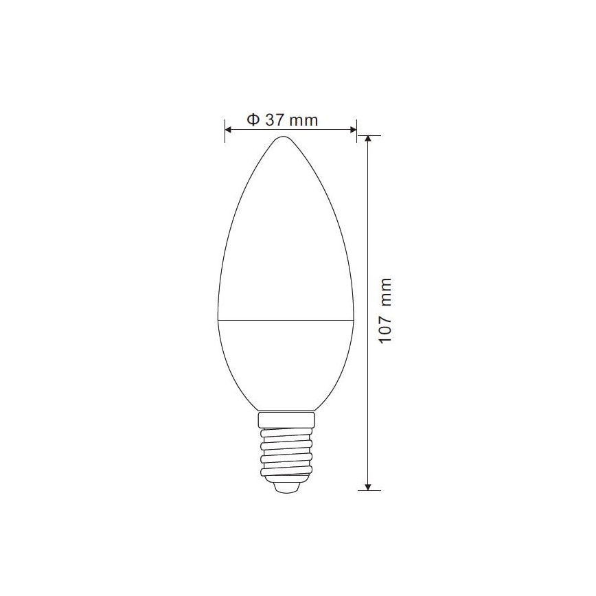 Globo - LED Димируема крушка E14/5W/230V 4000K