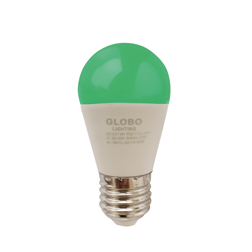 Globo - LED RGBW Димируема крушка E27/6W/230V 3000K + дистанционно управление