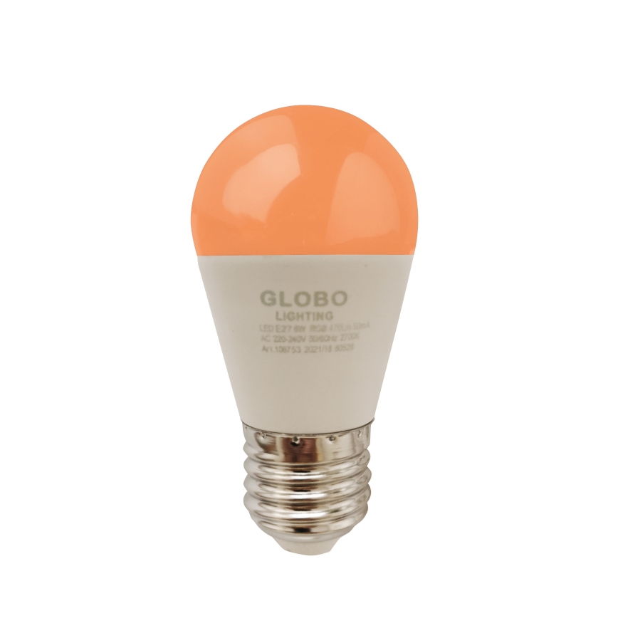 Globo - LED RGBW Димируема крушка E27/6W/230V 3000K + дистанционно управление