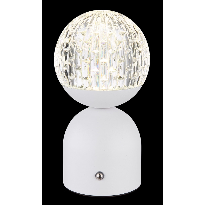 Globo - LED Димируема сензорна настолна лампа LED/2W/5V 2700/4000/65000K 1800 mAh бял