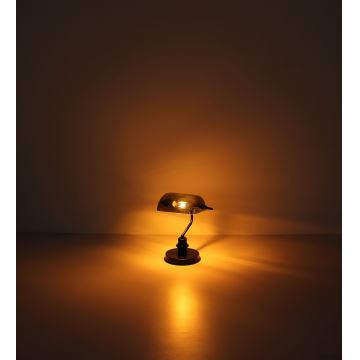 Globo - Настолна лампа 1xE27/60W/230V черен