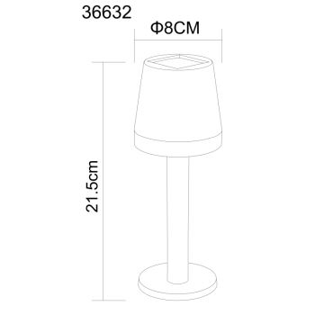 Globo - LED Соларна лампа LED/0,5W/3,2V 3000K IP44 черен