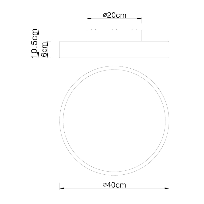 Globo - LED Демируема лампа LED/24W/230V + дистанционно