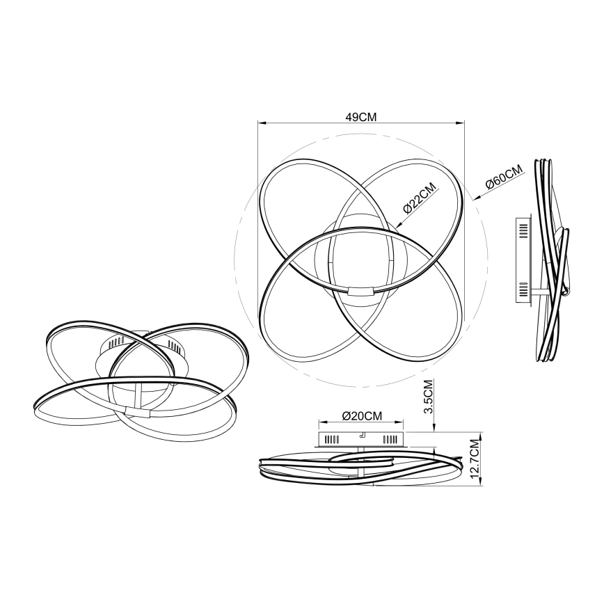 Globo - LED Лампа LED/30W/230V