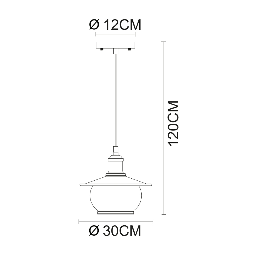 Globo - Висящи лампи 1xE27/60W/230V