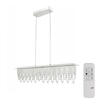 Globo - LED Димируем кристален полилей на връв LED/24W/230V 3000-6000K + дистанционно управление