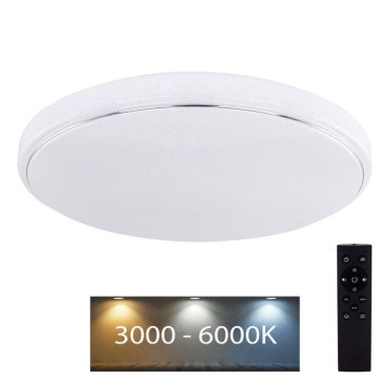 Globo - RGBW Димируем плафон LED/40W/230V 3000-6000K+ дистанционно управление