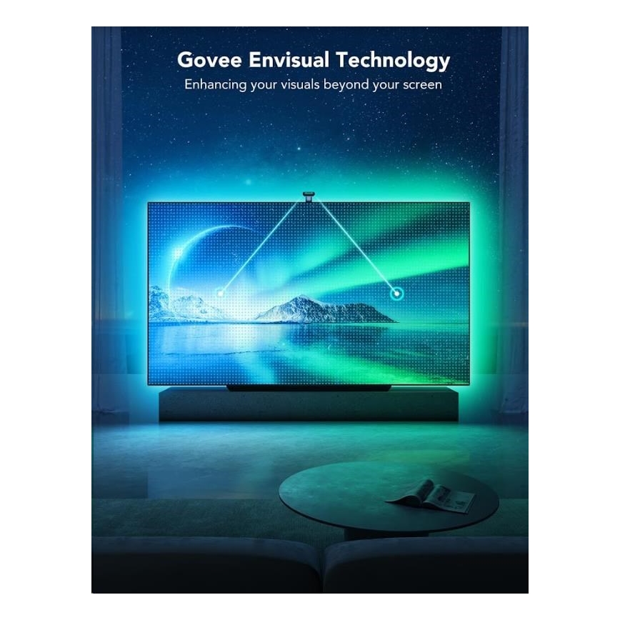 Govee - DreamView T2 DUAL TV 55-65" SMART LED подсветка RGBIC Wi-Fi + дистанционно управление