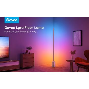 Govee - LED Димируем лампион Lyra Smart RGBICWW 2200-6500K Wi-Fi + дистанционно управление