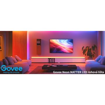 Govee - Neon MATTER LED ъглова релса 5 м RGBIC Wi-Fi