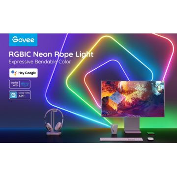 Govee - Neon SMART сгъваема LED лента RGBIC 2m Wi-Fi IP67