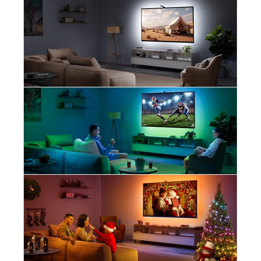 Govee - TV Backlight 3 Lite TV 75-85" SMART LED подсветка RGBICW Wi-Fi IP67 + дистанционно управление