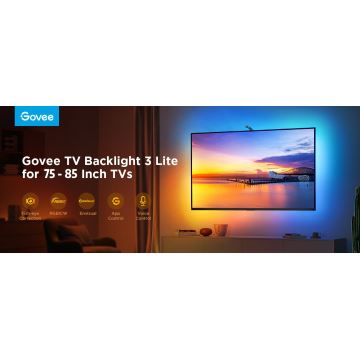 Govee - TV Backlight 3 Lite TV 75-85" SMART LED подсветка RGBICW Wi-Fi IP67 + дистанционно управление