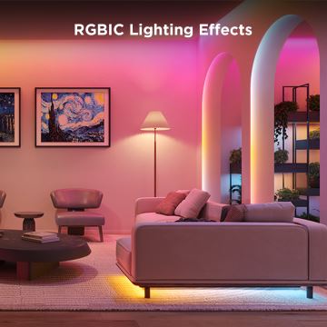 Govee - Wi-Fi RGBICW Smart PRO LED лента 10 м MATTER - изключително издръжлив