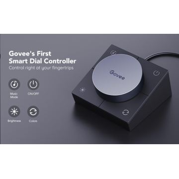 Govee - К-кт 2x Smart Gaming Wi-Fi LED RGBIC Panels + Smart Dual + дистанционно управление