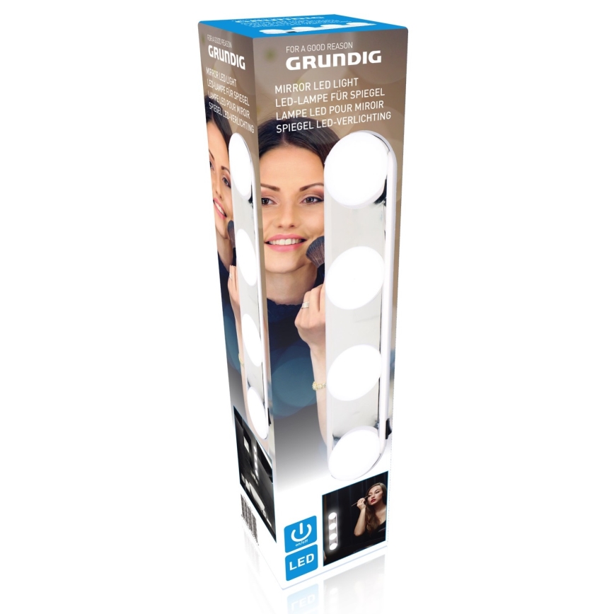 Grundig - LED Лампа за огледало 4xLED/4xAA