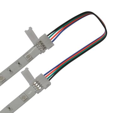 Гъвкав бифациален connector за RGB LED ленти 4pin 10 мм
