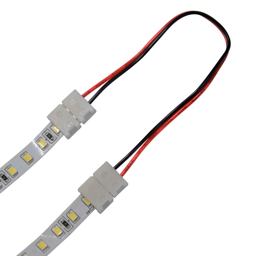 Гъвкав бифациален ъглов connector за 2-pin LED ленти 8 мм