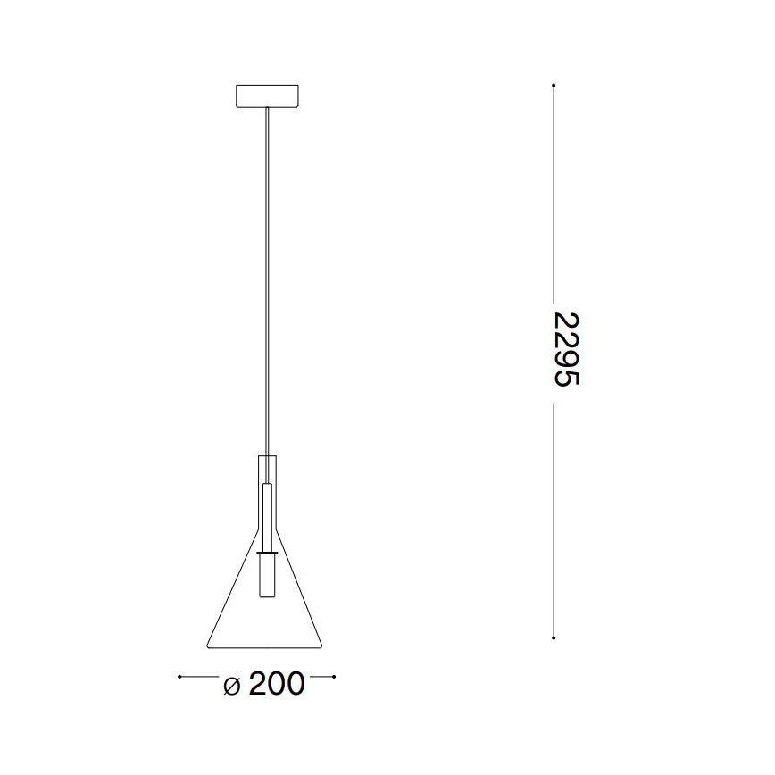 Ideal Lux - LED Пендел EMPIRE 1xG9/3W/230V