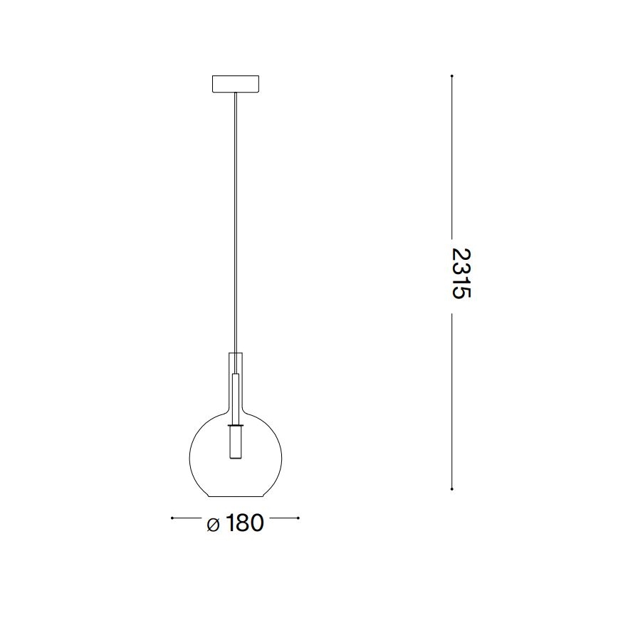 Ideal Lux - LED Пендел EMPIRE 1xG9/3W/230V