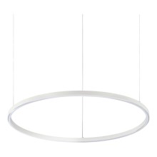 Ideal Lux - LED Пендел ORACLE SLIM LED/38W/230V Ø 70 cm бял
