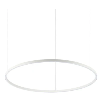 Ideal Lux - LED Пендел ORACLE SLIM LED/55W/230V Ø 90 cm бял