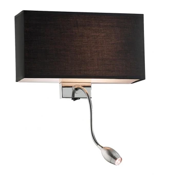 Ideal Lux - LED Стенна лампа 1xE27/60W + 1xLED/1W