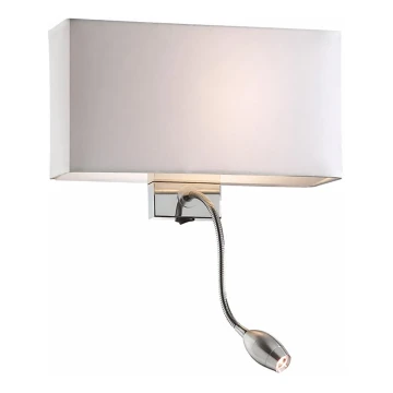 Ideal Lux - Стенна лампа 1xE27/60W/230V + 1x1W/LED