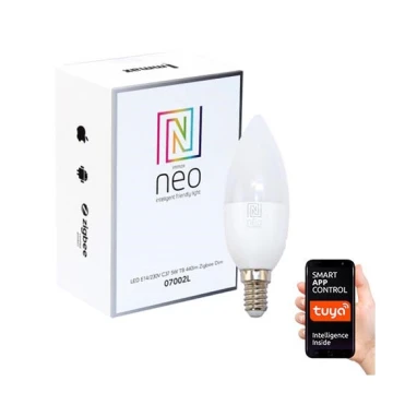 Immax NEO 07002L - LED Димируема крушка E14/5W/230V ZigBee 2700K Tuya