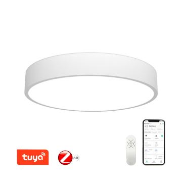 Immax NEO 07207L-LED Димируем плафон RONDATE 65W/230V 3000-6000K Tuya бял + дистанционно управление