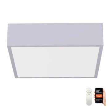 Immax NEO 07238L - LED Димируем плафон CANTO LED/22W/230V бял Tuya + дистанционно управление