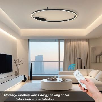 Immax NEO 07246-120 - LED Димируем плафон FINO LED/72W/230V 120 см Tuya + дистанционно управление