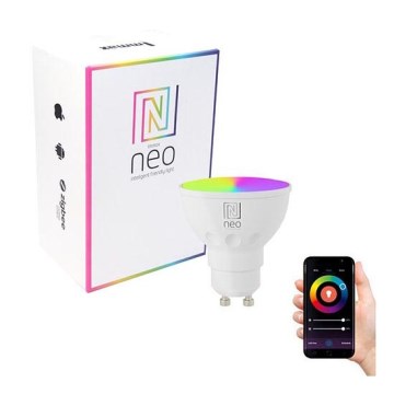 Immax NEO 07724L - LED RGB+CCT Димируема крушка GU10/6W/230V 2700K Wi-Fi Tuya