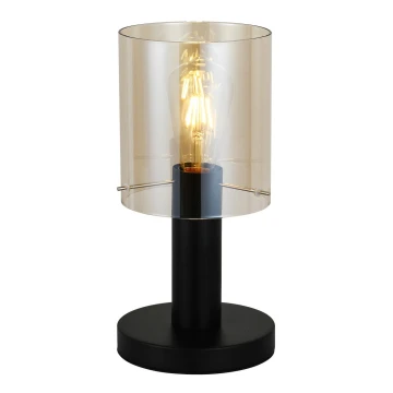 ITALUX - Настолна лампа SARDO 1xE27/40W/230V черен/златист