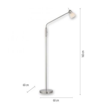 JUST LIGHT. 11956-55 - Лампион KARO 1xE14/40W/230V хром