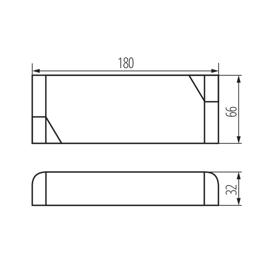 LED Електронен трансформатор 100W/24V