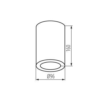 Спот за баня AQILO 1xE27/20W/230V IP65 бял