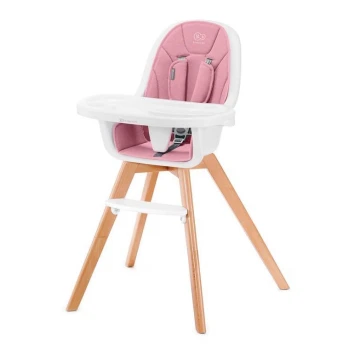 KINDERKRAFT - Бебешко столче за хранене 2в1 TIXI розово