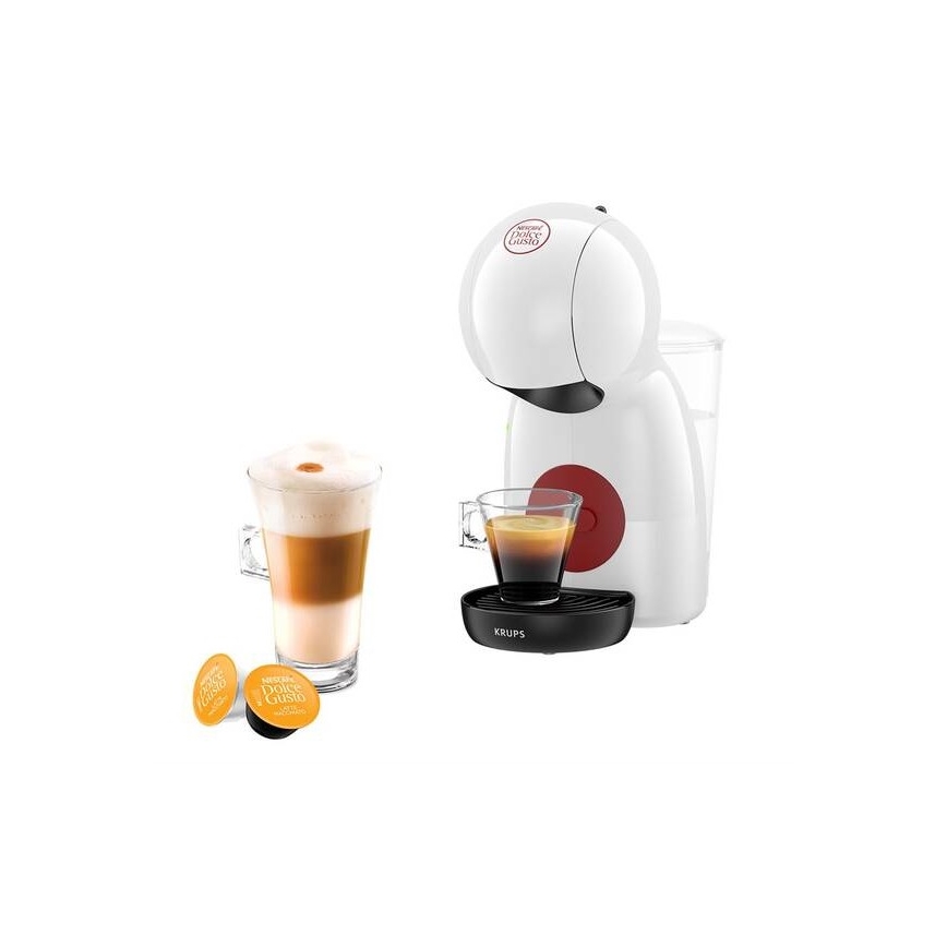 Krups - Кафемашина с капсули NESCAFÉ DOLCE GUSTO PICCOLO XS 1600W бял