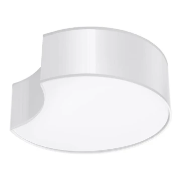 Лампа CIRCLE 2xE27/60W/230V бяла