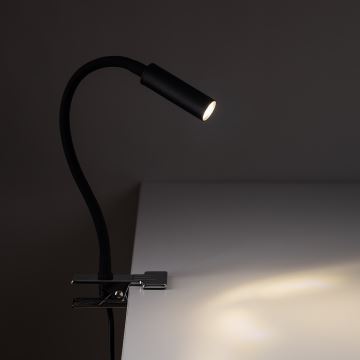 Лампа с щипка LAGOS 1xG9/6W/230V черен