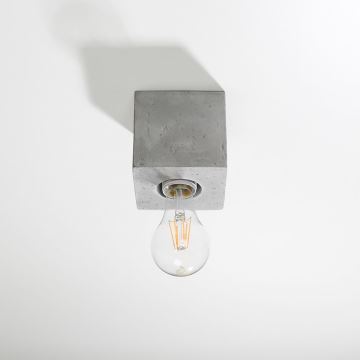 Лампа за таван ABEL 1xE27/60W/230V цимент