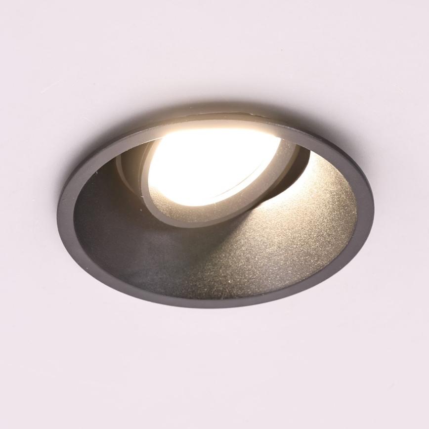 Лампа за вграждане EYE 1xGU10/25W/230V кръгла черна