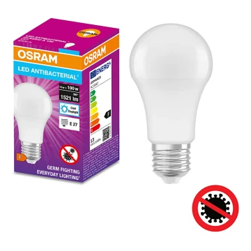 LED Антибактериална крушка A100 E27/13W/230V 6500K - Osram