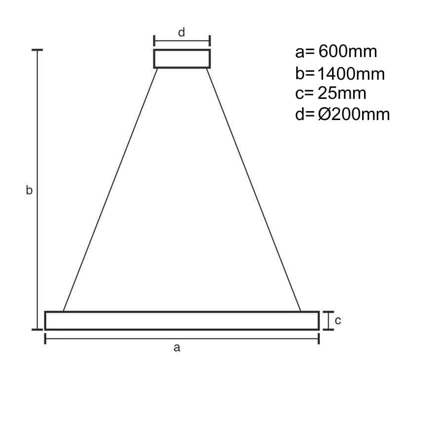 LED Димируем пендел LED/75W/230V 3000-6500K + дистанционно управление