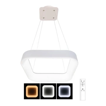 LED Димируем пендел NEST LED/40W/230V 3000-6500K бял + дистанционно