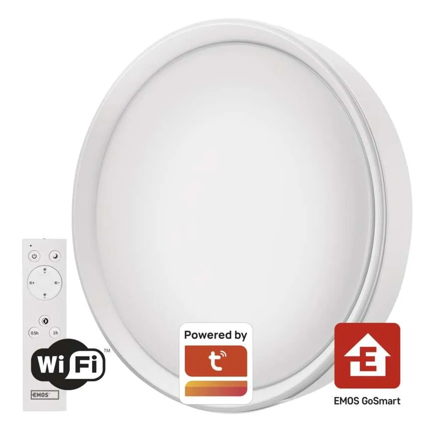 LED Димируем плафон GoSmart LED/30W/230V Ø 40 cm 2700-6500K Wi-Fi Tuya + дистанционно управление