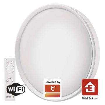 LED Димируем плафон GoSmart LED/45W/230V Ø 50 cm 2700-6500K Wi-Fi Tuya + дистанционно управление