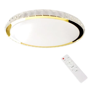 LED Димируем плафон LAYLA LED/33W/230V 3000/4000/6000K златист + дистанционно